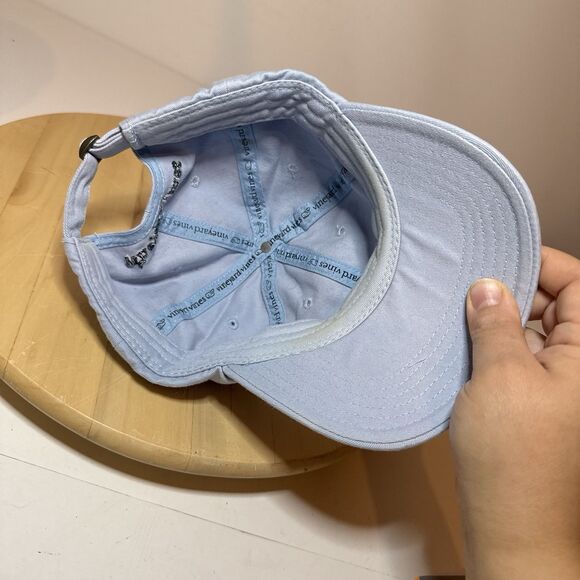 Vineyard Vines Golf Hat Baseball Cap Mens Blue Strap Performance Adjustable - Picture 5 of 5